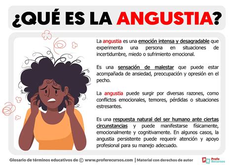 Tipos de angustia en psicología Colegio de Psicólogos SJ