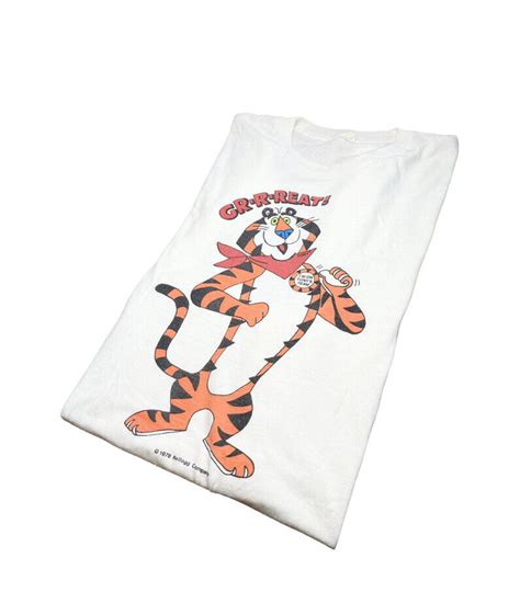 Vintage Tony The Tiger Frosted Flakes Tshirt Sin Gem