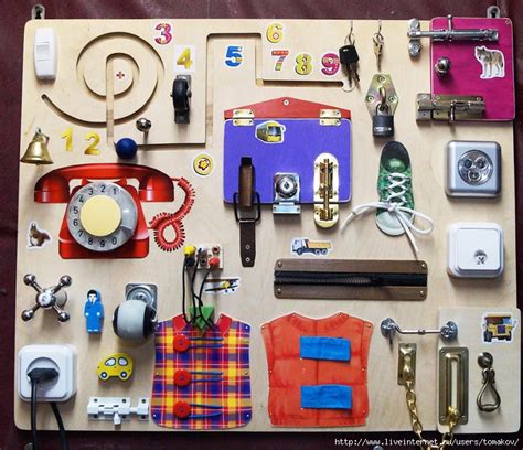 Бизиборды — развивающие доски для детей.. Обсуждение на LiveInternet ...