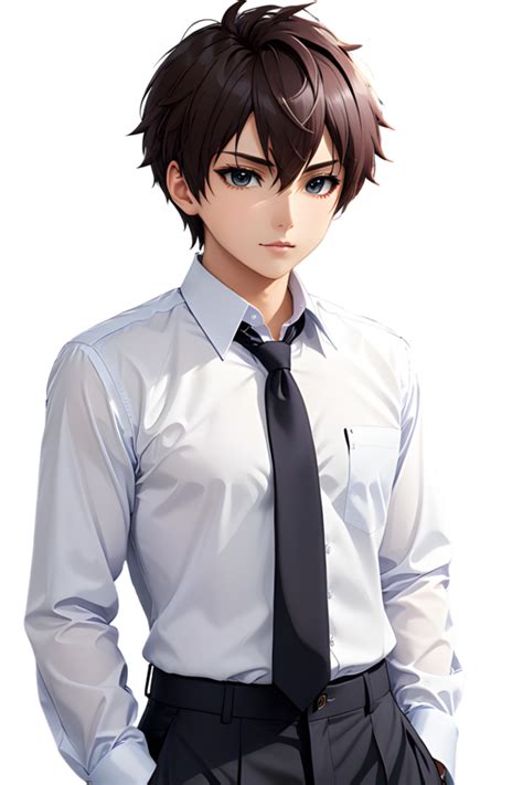 AI generated Male Anime Characters PNG Transparent Background 35797403 PNG