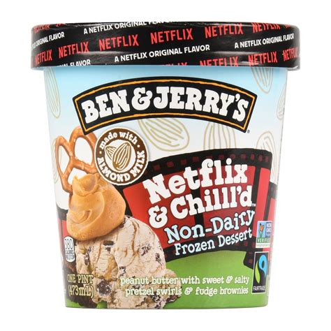 Ben And Jerrys Netflix And Chillld Non Dairy Frozen Dessert 16 Oz