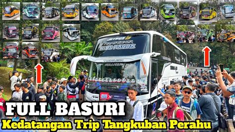 Momen Paling Gokil Kedatangan Artis Bus Trip Tangkuban Perahu Mania