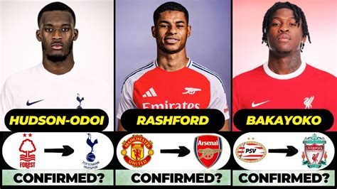 All Latest Confirmed Transfer Summer And Rumours Rashford