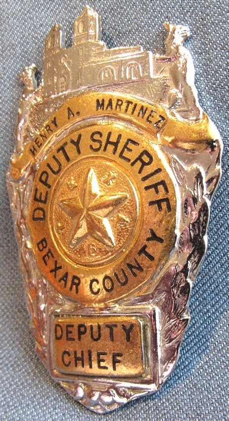 Collectors Badges Auctions Original Named Bexar County Texas