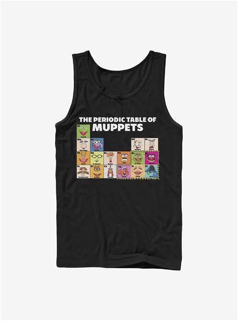 Hot Topic Disney The Muppets Periodic Table Of Tank Top At Mall Of America In Bloomington Mn