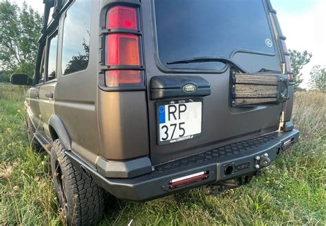 Land Rover Discovery D2 Rear Long Bumper With Led Lights