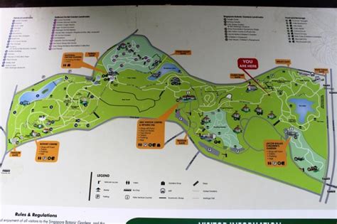 Singapore Botanical Gardens Map