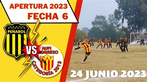 Fecha 6 Peñarol vs Progreso Apertura AUFI 2023 Categoría 2013