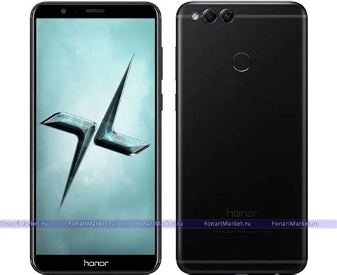 Мобильный телефон Huawei Honor 7X 4/32GB Чёрный купить смартфон в Москве