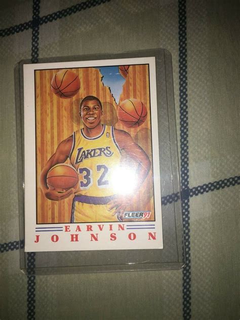 Earvin Magic Johnson Fleer Illustrations Ebay