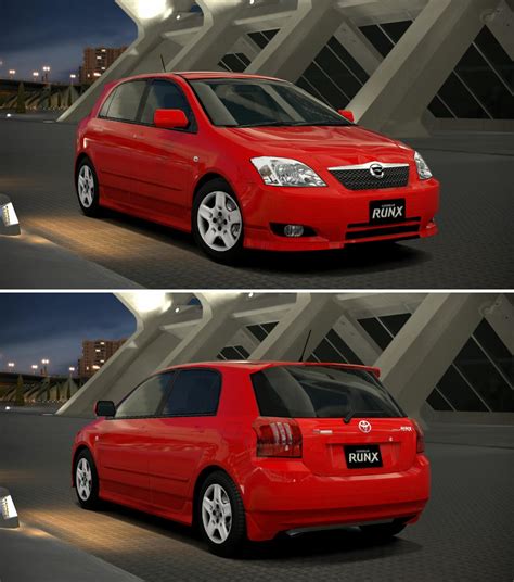 Toyota Corolla Runx Z Aerotourer 02 By Gt6 Garage On Deviantart