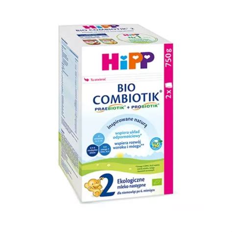 Hipp Bio Combiotik Ekologiczne Mleko Nast Pne Po Miesi Cu G