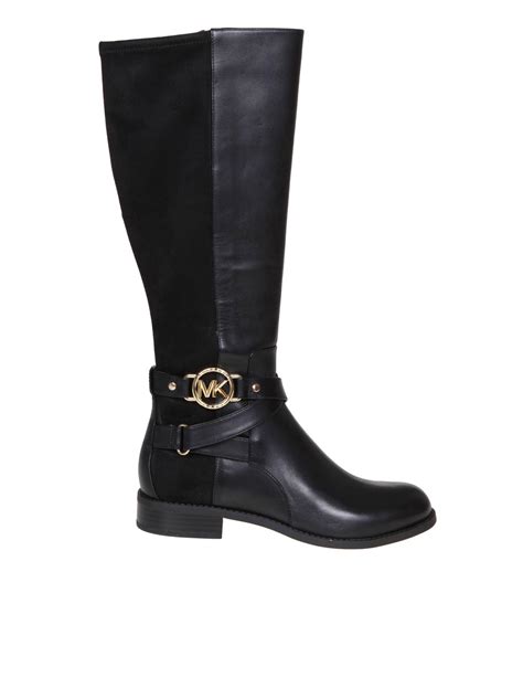 Michael Kors Rory Boot In Black Leather Lyst