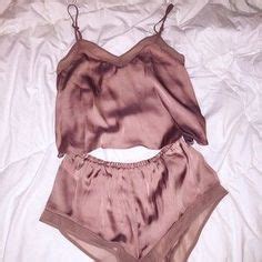 Pajamas Pink Silk Rose Gold Top Nude Lingerie Romper Matching Set Underwear Silky Tan Shorts