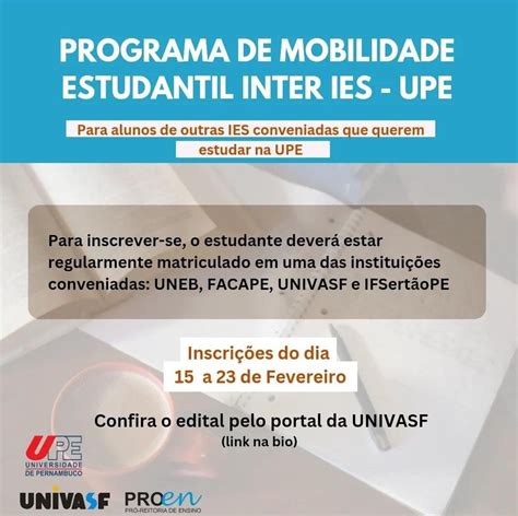 Programa de Mobilidade Estudantil InterIES está inscrições abertas