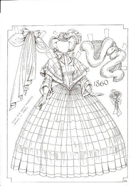 Brides Paper Dolls 1860 By Charles Ventura 24 Of 24 Paper Dolls Clothing Paper Dolls