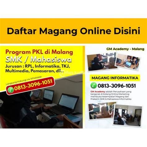 Lowongan PKL Online Mahasiswa Sistem Informasi 2021 Di Kediri Tribun