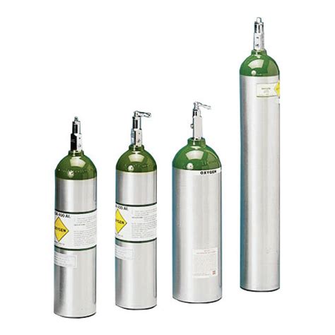 MD Medical Oxygen Cylinder Aluminum Z Valve Size D Bound Tree