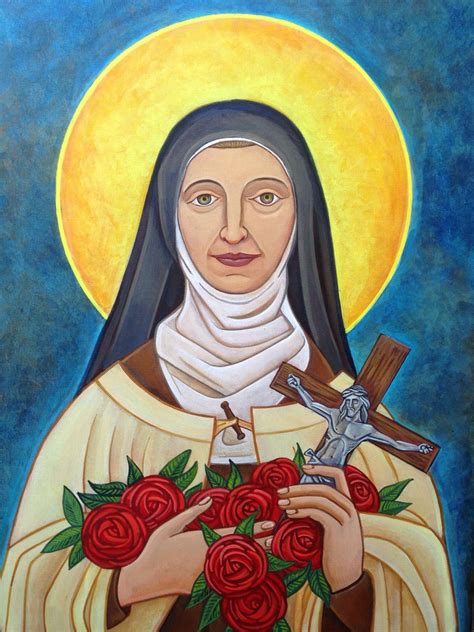 Saint Therese Of Lisieux Https Facebook Norman Faucheux Art