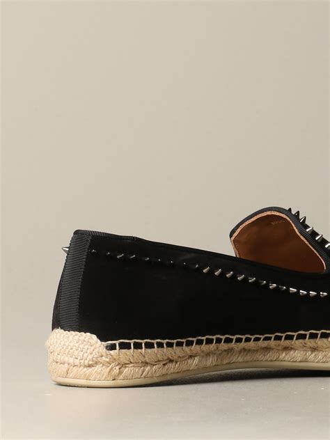 Christian Louboutin Alpargatas Para Hombre Negro Alpargatas Christian Louboutin 1201023 En