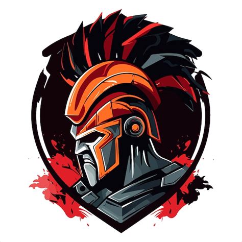 Premium Vector Gladiator Logo Design Spartan Warrior Sport Team