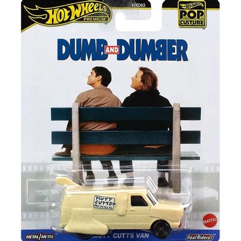 Машинка Hot wheels 1 64 Ретро Развлечения Культура Dumb and Dumber MUTT CUTTS VAN Collector