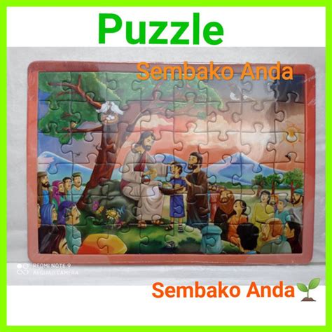 Jual Puzzle Cerita Alkitab Anak 295 X 21 Cm Daud And Goliat