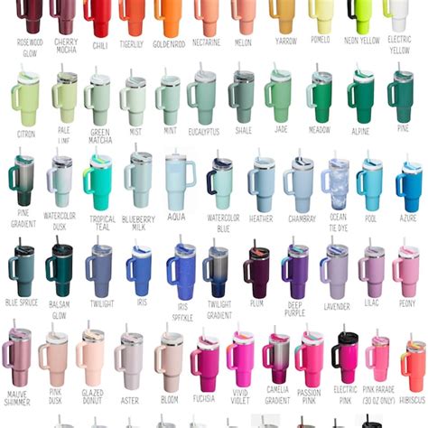 Colors of Stanley Cups - Etsy