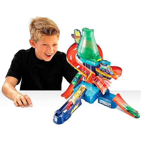 Pista Hot Wheels City Color Shifters Splash Esta O Cient Fica