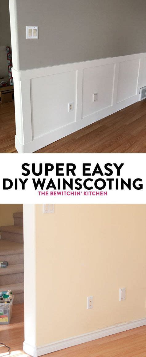 Diy Wainscoting Renovation I Didn T Think Installing Wainscotting