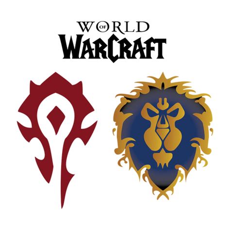 World Of Warcraft Horde And Alliance Logos Svg Png Eps And Ai