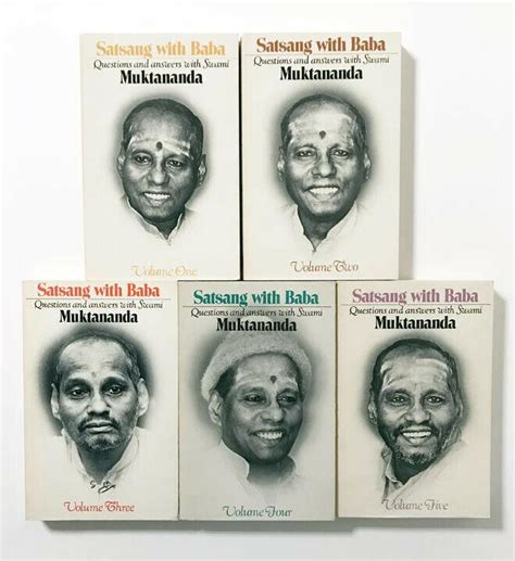 Satsang With Baba Volumes 1 5 Complete Swami Muktananda 1974 78