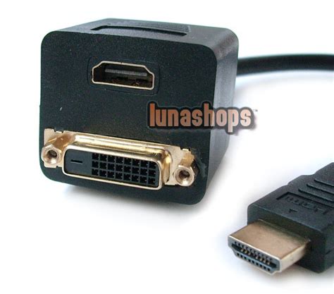 Купить HDMI мужчин и ln001651 кабель женщины сплиттер hdmi dvi-d 24 + 1 ...