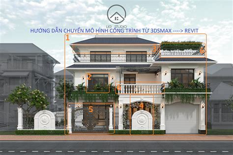 Chuyển mô hình tòa nhà Từ 3Ds Max sang Revit Infinity Revit