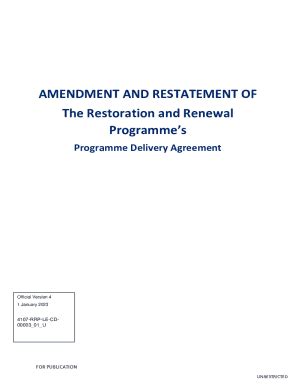 Fillable Online Deed Of Amendment And Restatement Fax Email Print