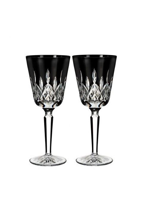 Waterford Lismore Black Goblet Crystal Goblets Waterford Lismore Glassware