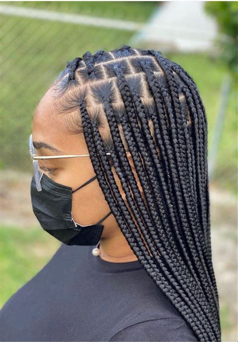 Pin By Tynisha Clarke On Braids In Box Braids Hairstyles For