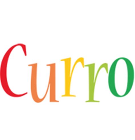 Curro Logo | Name Logo Generator - Smoothie, Summer, Birthday, Kiddo, Colors Style