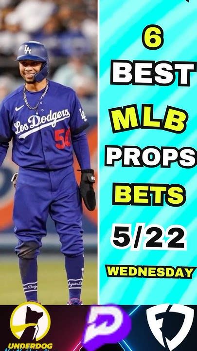 6 Best Mlb Player Prop Bets Today 5 22 Mlb Bets Wednesday Youtube