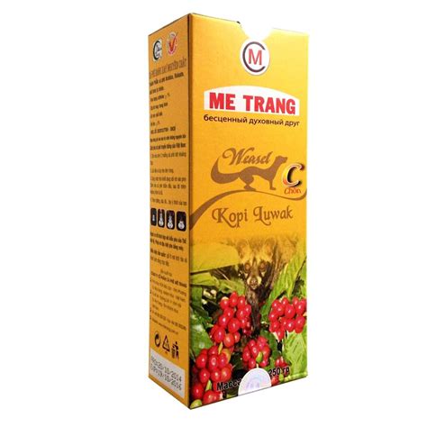 Вьетнамский натуральный молотый кофе MeTrang Чон Kopi Luwak (Chon ...