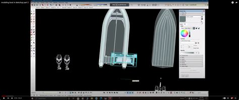 modeling boat in SketchUp part 2 | GrabCAD Tutorials