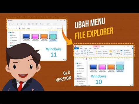 Cara Merubah Tampilan File Explorer Windows Menjadi Seperti Windows