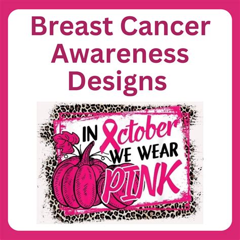 Breast Cancer Awareness Designs – Unleashed Blanks