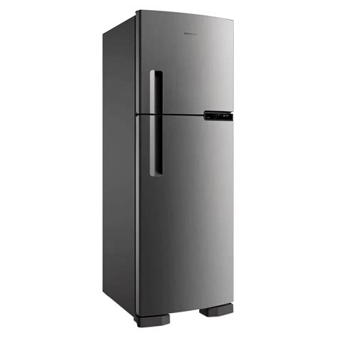 Refrigerador Brastemp Frost Free 375 Litros BRM44HKBNA Inox 220v