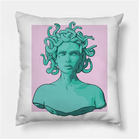 Medusa Gorgona Choose From Our Vast Selection Of Throw Pillows To