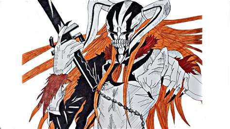 How To Draw Ichigo Hollow Bleach YouTube