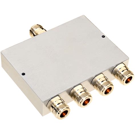 Four Way Rf Power Divider Combiner Splitter W N Female 50 Ohm