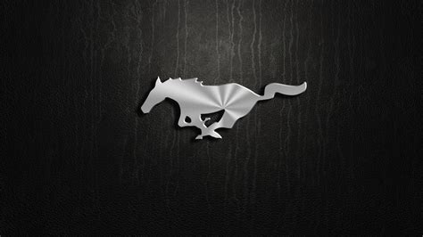 Mustang Logo Wallpapers Black Wallpaper Cave