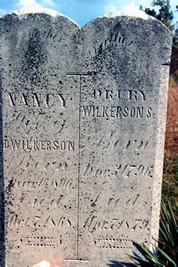 Nancy Murrah Wilkerson 1806 1868 Mémorial Find a Grave