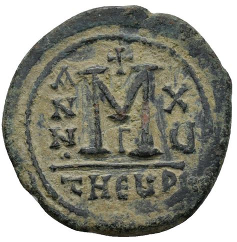 Byzantine Empire Justin Ii Maurice Tiberius Lot Of Folles